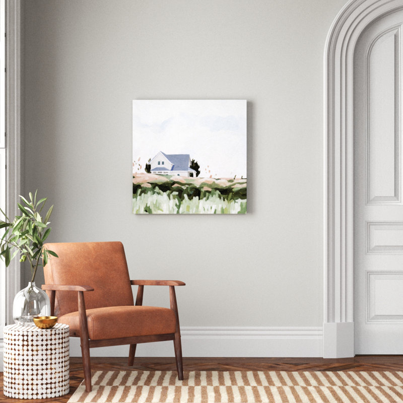 House On A Hill I by Emma Scarvey - Wrapped Canvas Painting, 76cm H x 76cm W