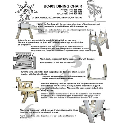 Ledger Pine Outdoor Adirondack Chair