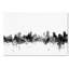 « ottawa canada horizon b&w », impression sur toile tendue-18235174