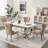 Velvet Upholstered Dining Chairs with Stainless Steel Legs-806054396