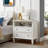 Nightstand End Table With Charging Station