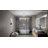 11.8" Flush Mount Ceiling Light Metal Star Fixtures with Black Modern Globe Glass for Living Room Bedroom-877312986
