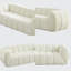 Canapé en nuage matelassé Chenille Pure Foam-1922647141