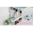 Oryon 56"x44" Corner Makeup Vanity with Lights, Vanity Desk with Mirror,10 LED Lights,5 Drawers-1589516207
