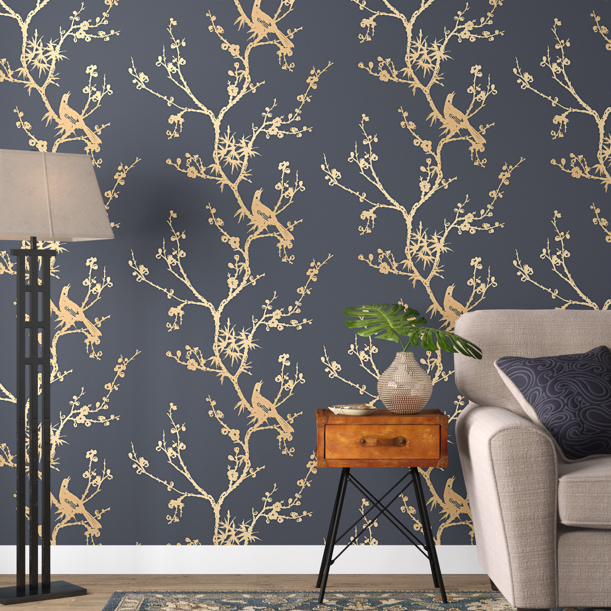 Lark Manor Aihnoa Peel & Stick Wallpaper & Reviews Wayfair