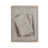Madison Park Peached Percale Ivory 200 Thread Count Relaxed 100% Cotton Percale 4-Piece King Sheet Set-28618195-28618198