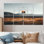 Crites - Paysage abstrait, art mural sur toile, 4 pièces