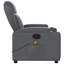  Fauteuil de massage inclinable gris-1755054179