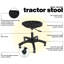 Tabouret de laboratoire à hauteur ajustable Tractor-87547825