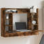 Wall-Mounted Desk 105X48x75 Cm Engineered Wood-2100587357