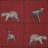 Woodland Plaid Red Navy Blue Cotton Woodland Bear Deer Moose Reversible Western Lodge Quilt Set-24224277