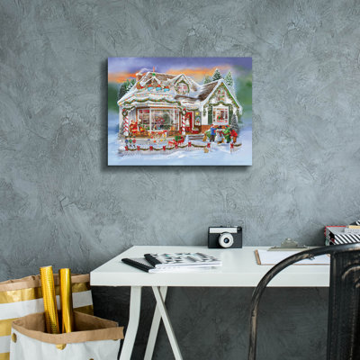 «Christmas Call To Dinner» par Bigelow, illustrations sur toile