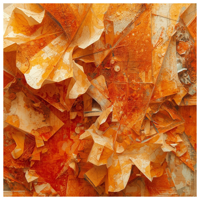 Couvertures orange orange, L 50 po x H 60 po