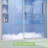 56"-60" W x 76" H Single Sliding Frameless Shower Door with 3/8" (10mm) Crystal Clear Tempered Glass-120944453