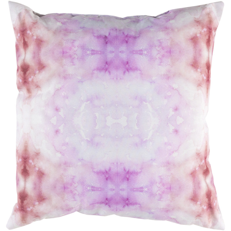 Maggard Indoor/Outdoor Throw Pillow, Pink / Magenta