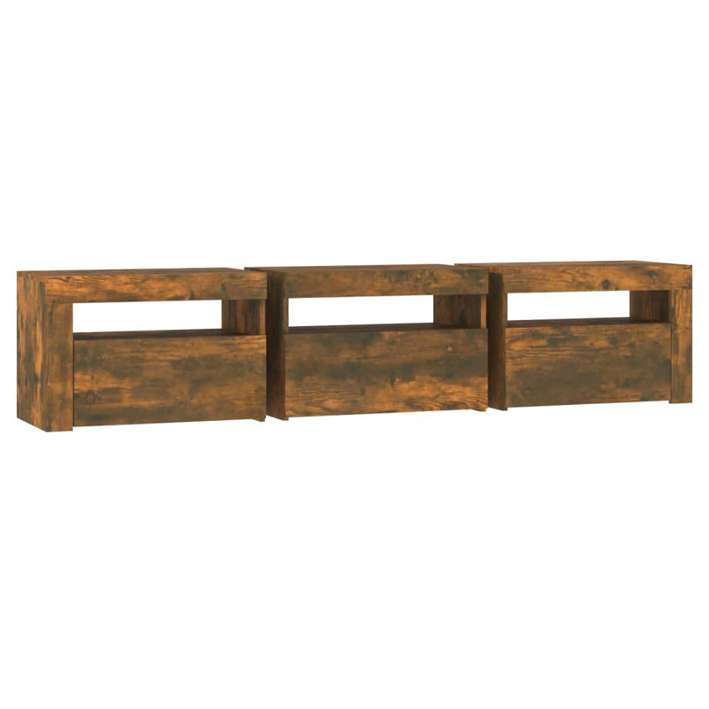 Anganette TV Stand for TVs up to 88", 240 cm W, Sonoma Oak Incorrect 