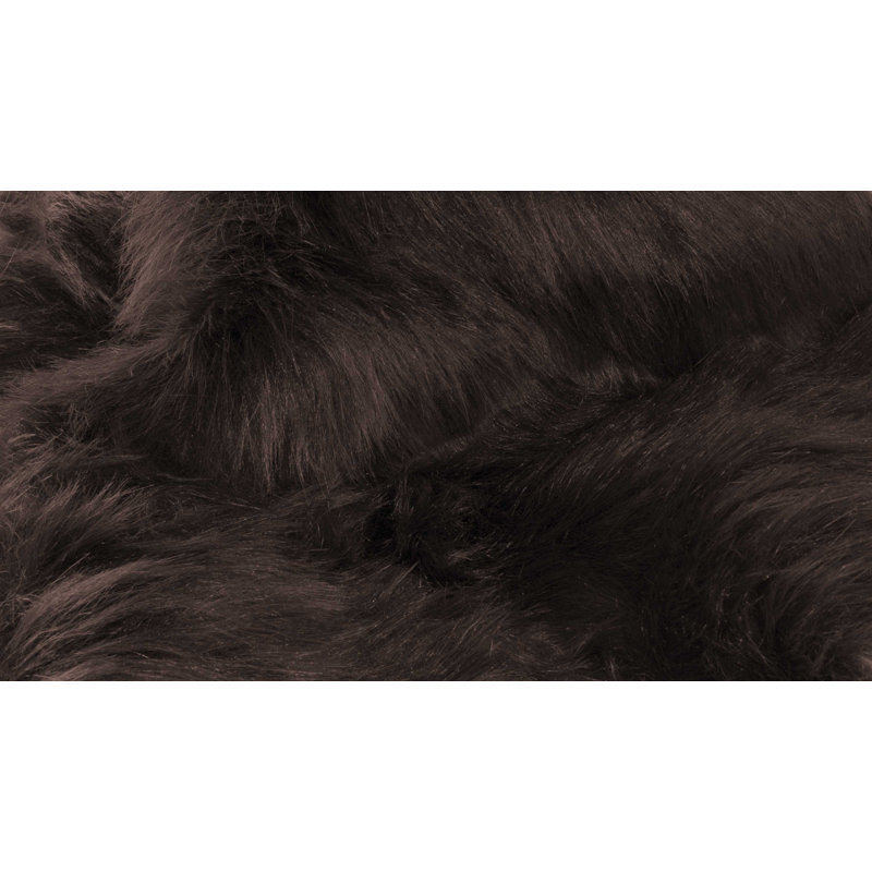 Epperson Faux Sheepskin Indoor Rug, Rectangle 2' x 3'