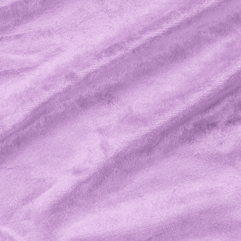 Repose-pieds rembourré avec roulettes, tabouret de coiffeuse en velours pour repose-pieds, Mauve