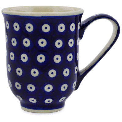 12 oz. Tasse en grès - yeux de paon