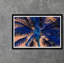Tropical Palm In Orange & Blue Print