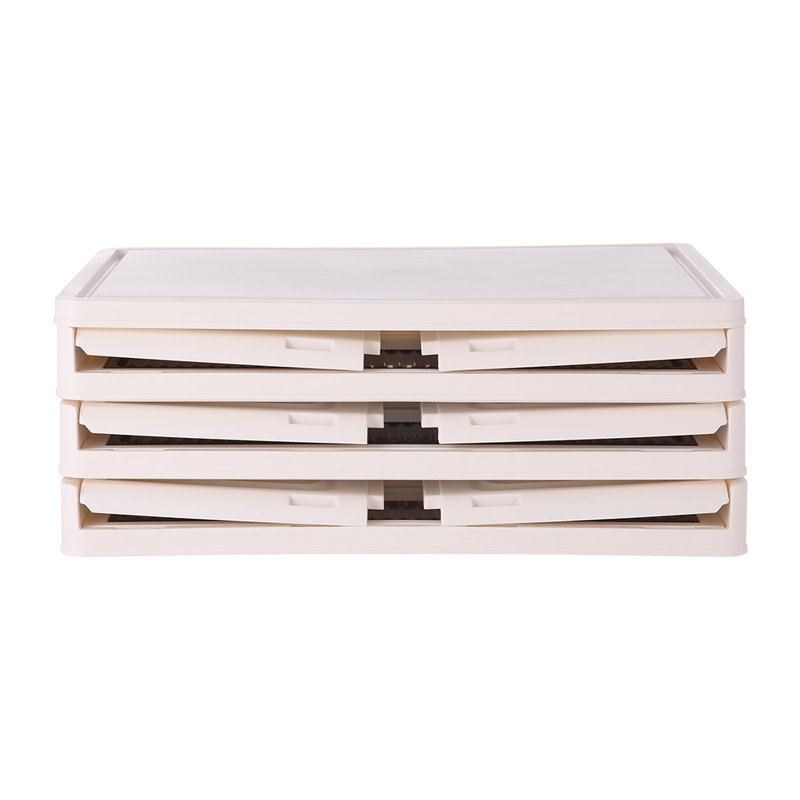 3 Pair Shoe Storage Box, 59cm H x 39cm W x 28cm D