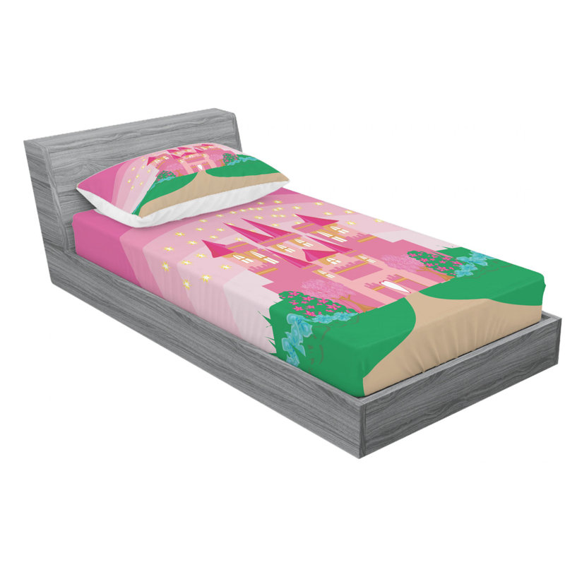 Microfiber Sheet Set, Twin Sheet Set with Fitted Sheet
