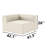 Nadilyn Linen 42.13'' Reception Loveseat