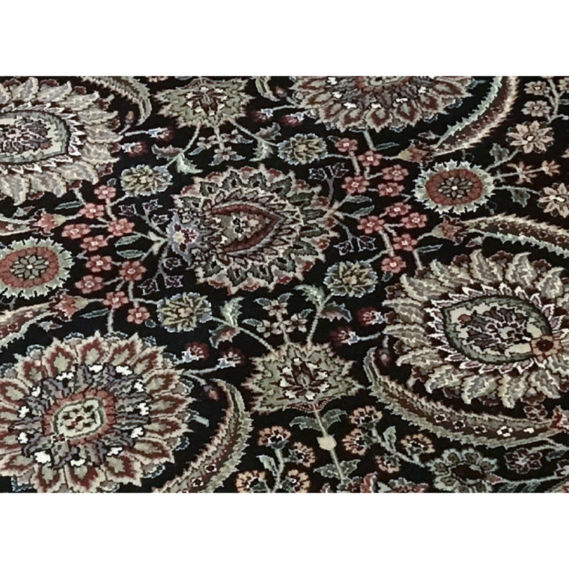 Wool Oriental Area Rug, Round 8'