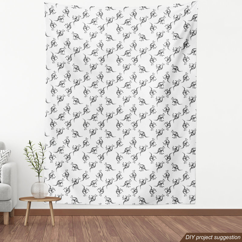 Tissu kangourou Ambesonne, l 58 po x L 108 po