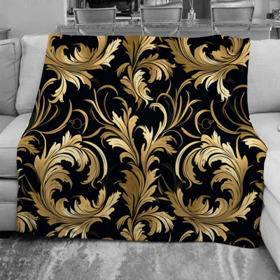 Machine Printed Throw Blanket