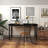  Lennain  71" Wide Wood Office Desk With Steel Tube 4-legs-244832483