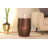 Modern Round Aluminum Hammered Embossed Texturing Metal Side Table-466781294