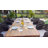 10 - Person Patio Dining Set with Rectangular Table , Cushions Included