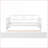 Twin Size Solid Pine Wood Daybed with Trundle - No Box Spring Needed, White - Ideal for Small Spaces-309062016-309062017