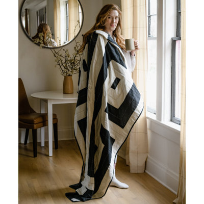 Interlock Quilted Throw Blanket