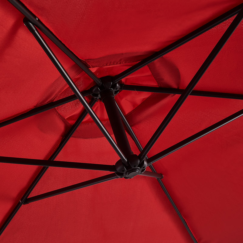 Artair 300cm Cantilever Parasol, Red