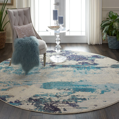 Tapis ivoire moderne Enoch