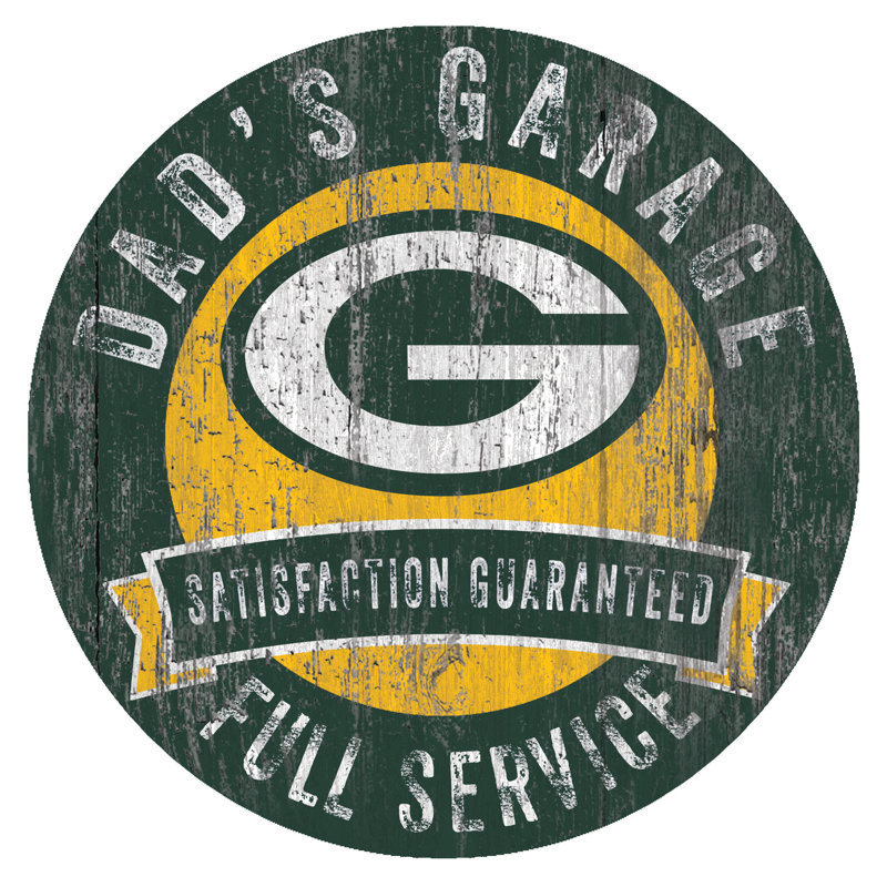 Décoration murale NFL Dad's Garage, Green Bay Packers