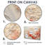 «Rose and White Coastal Coral Collage V - Coastal Coral Under Water», art mural encadré-1210803208-1210803216