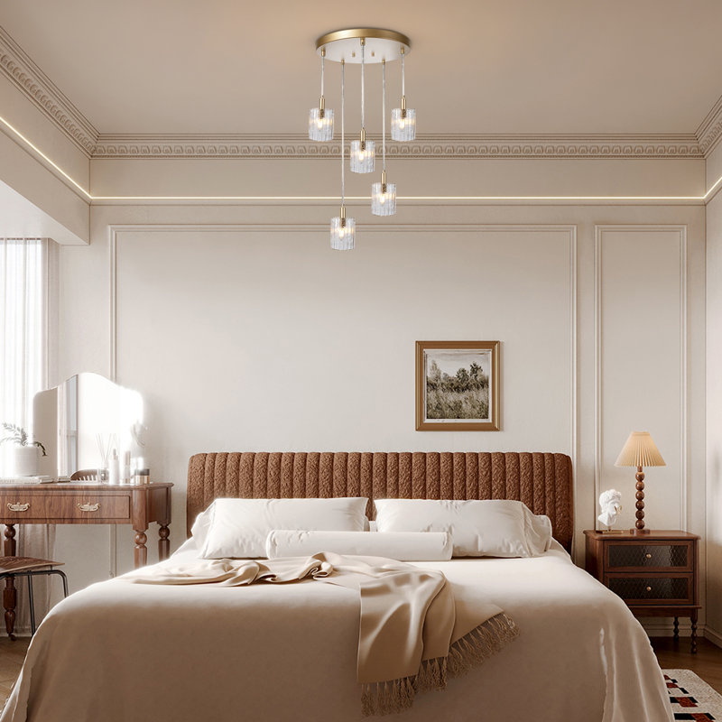 5 - Light Dimmable Cluster Pendant Light
