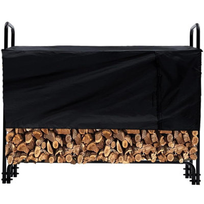 Porte-bûches pour bois d'extérieur et intérieur 4/8 pi
