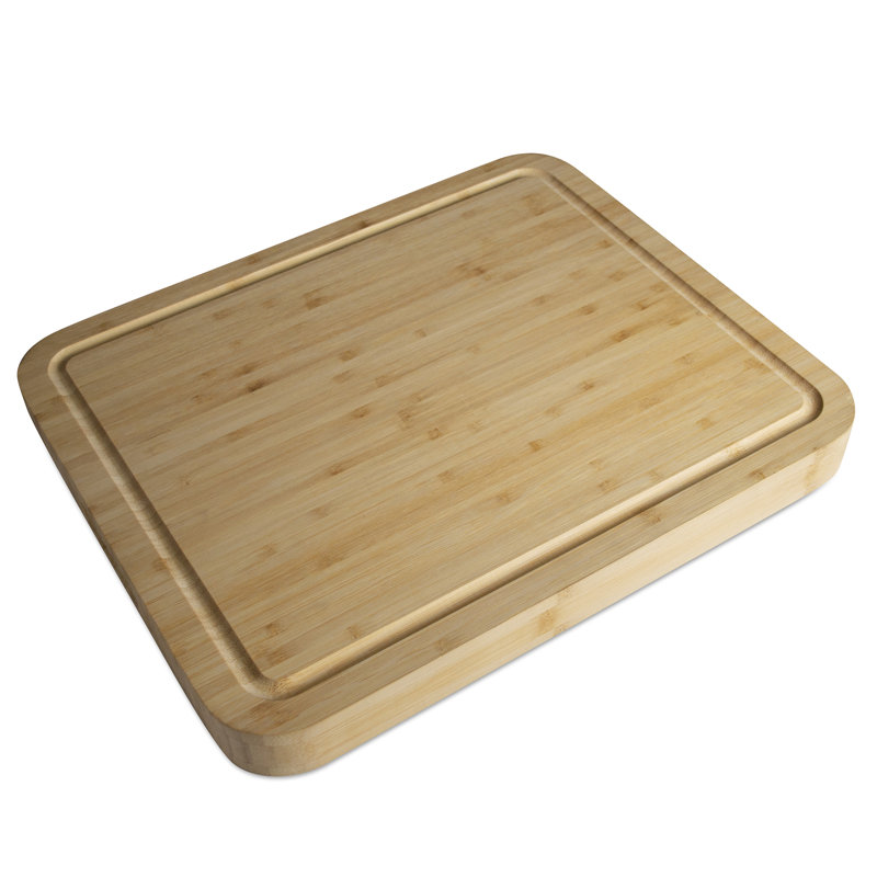 1.5" Extra Thick Bamboo Reversible Cutting Board with Juice Groove