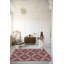 Tapis décoratif à motif géométrique rose-976275637