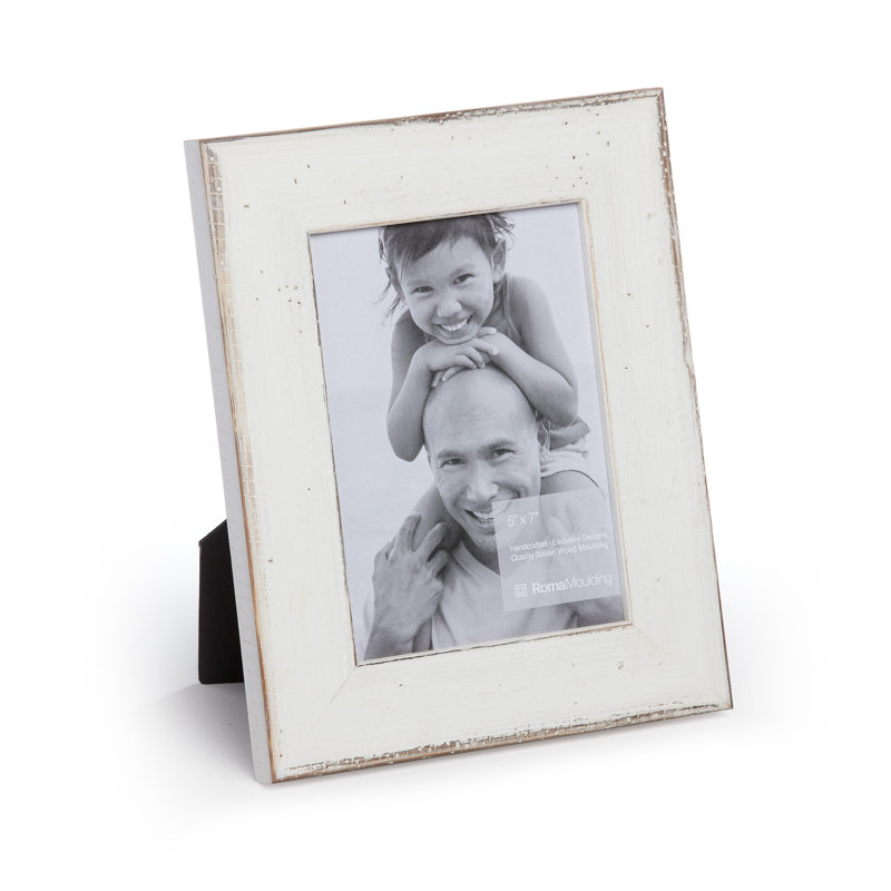 Cadre photo blanc mat Country Country, 5 po x 7 po