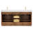 Amella 72 " W Free Standing Wall Mounted 2 Double Vanity Bathroom Vanity With Quartz Top-331519279