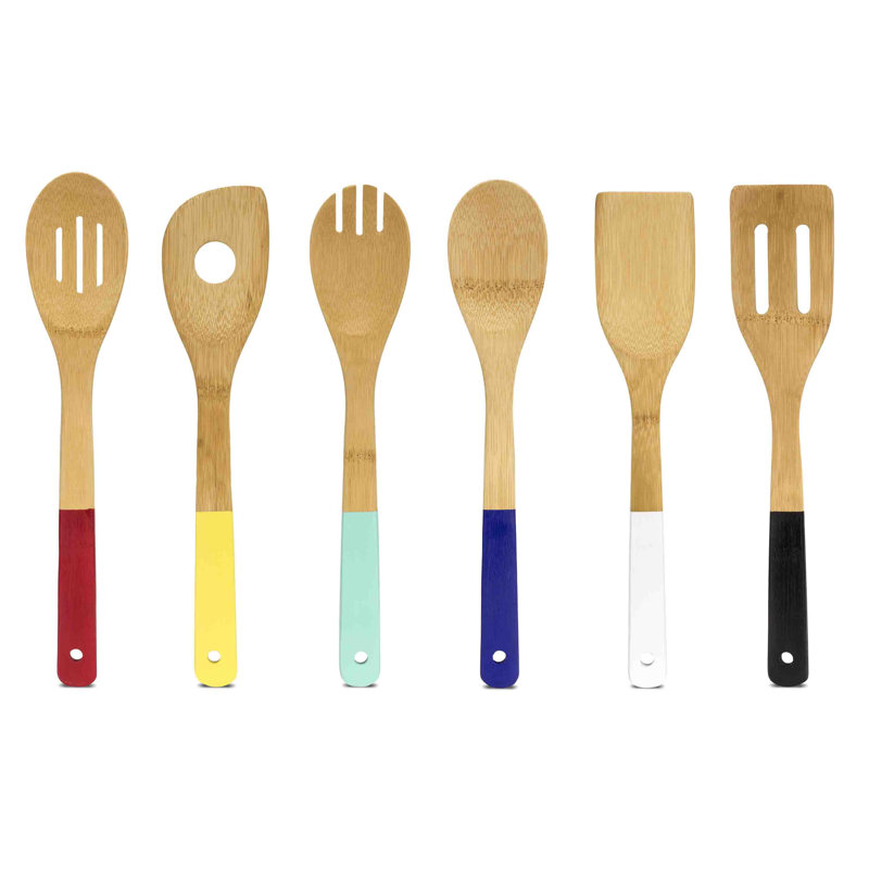 Home Basics Bamboo Utensil Set