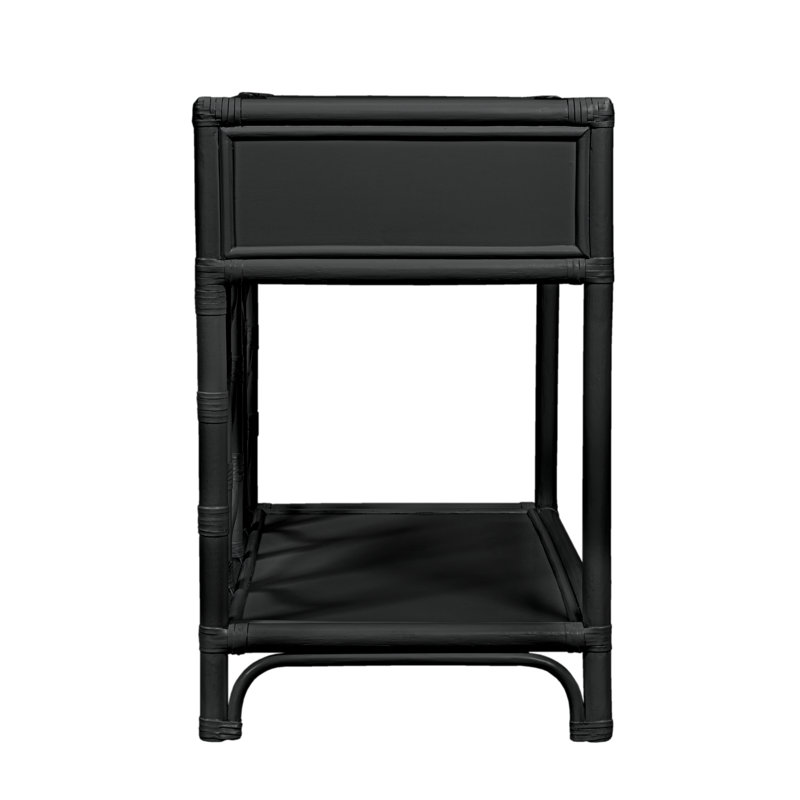 Ivy 1 - Drawer Nightstand, Black