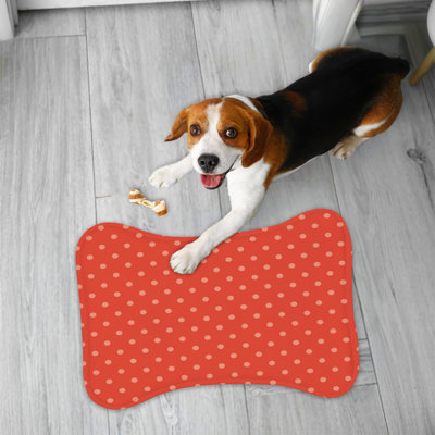 Throwback Rainbow - 1 Piece Bone Shape Feeding Mat