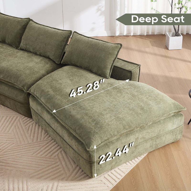 Canapé modulaire Modern, Vert