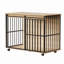 Mobilier pour grande cage avec plateau pour chiens de taille moyenne